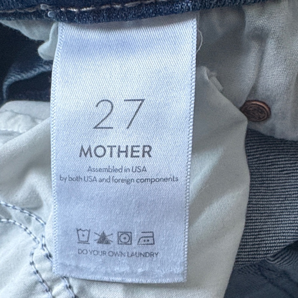 MOTHER the mid rise dazzler ankle jeans - we the animals EUC - Picture 3 of 10